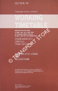 Working Timetable of Passenger & Parcels train services - Section YE - Sheffield to Leeds and Humberside - Mondays to Fridays 17 May 1993 to 27 May 1994; Saturdays and Sundays 22 May 1993 to 3 October 1993 by British Railways Regional Railways - North East